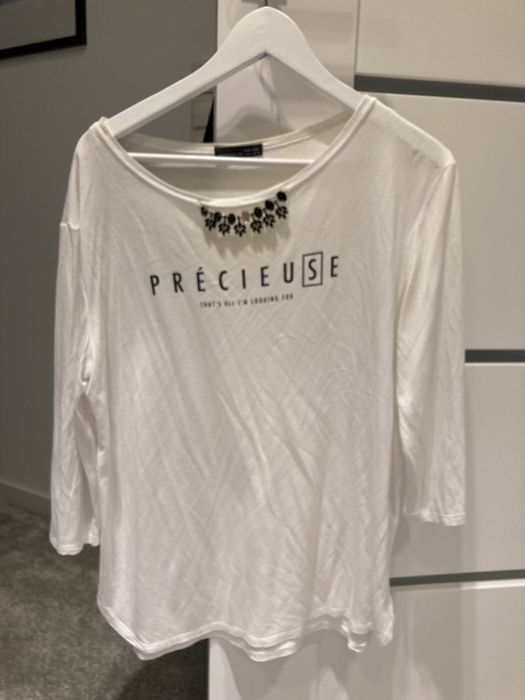 Zara bluzka z dekoracja