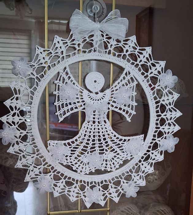 Świąteczne ozdoba okienna,średnica 30 cm