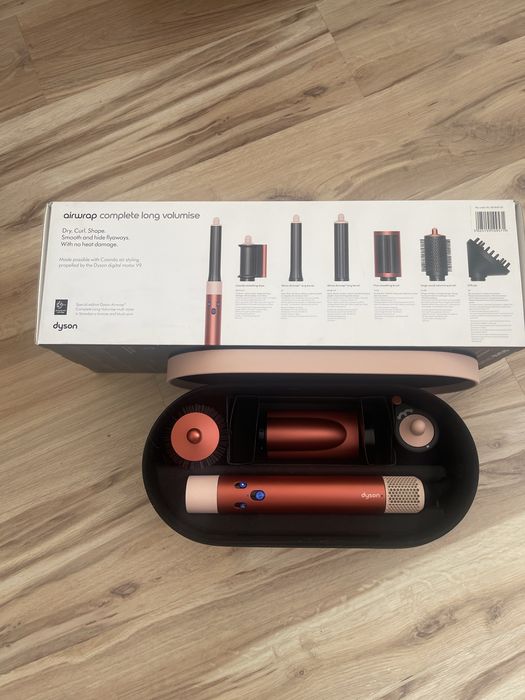 Dyson suszarko/lokówka Airwrap Complete Long Volumise Truskawkowy Brąz