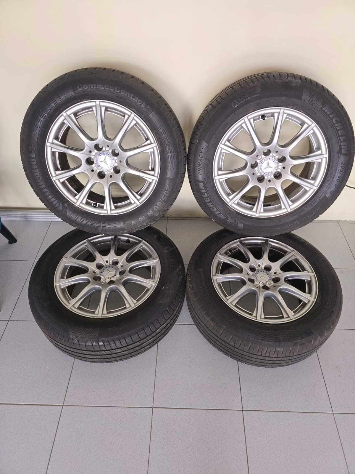 Jantes 16 e Pneus Mercedes 5x112 205/60/16 e Grelha Mercedes W205