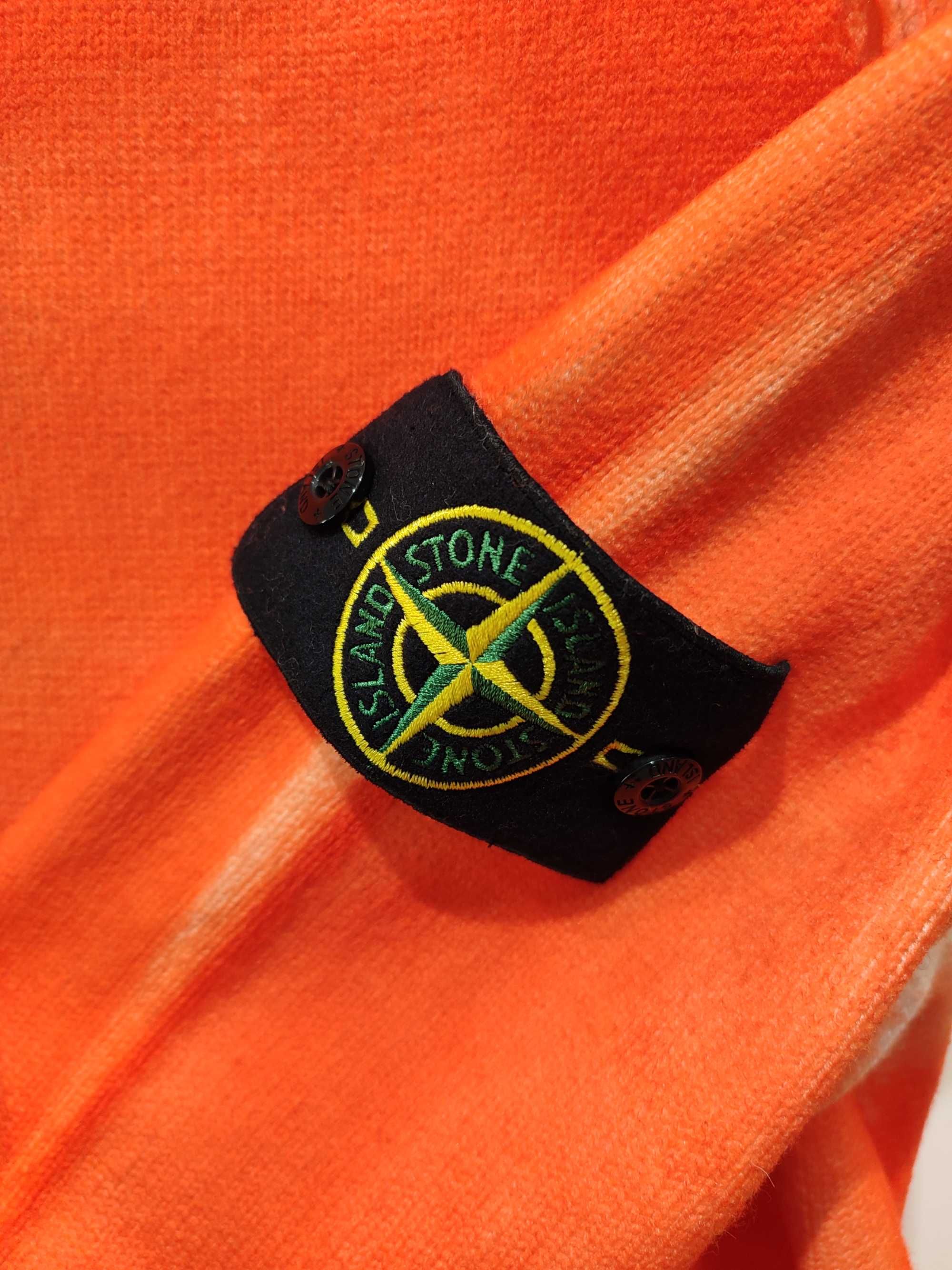 Світшот STONE ISLAND 525D9 Hand Sprayed Airbrush Treatment Orange