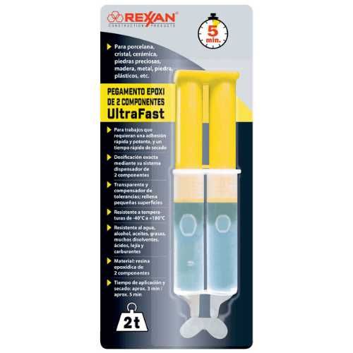 Cola Resina Epóxi de 2 Compostos Super Forte ou Ultra Rápida