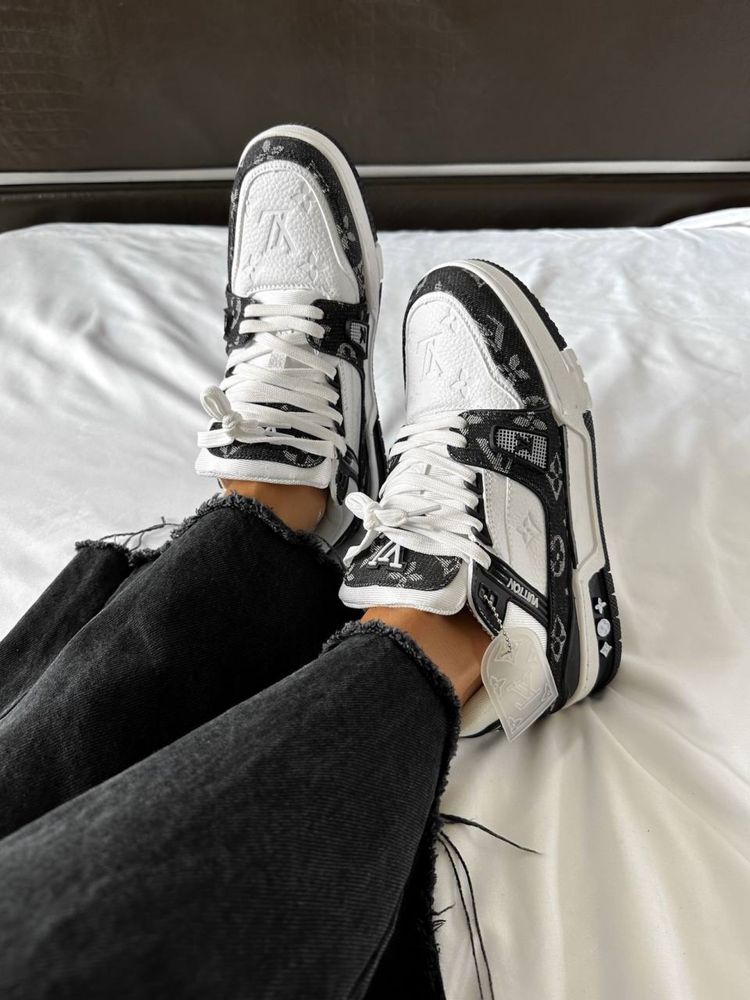 Buty Louis Vuitton white black
