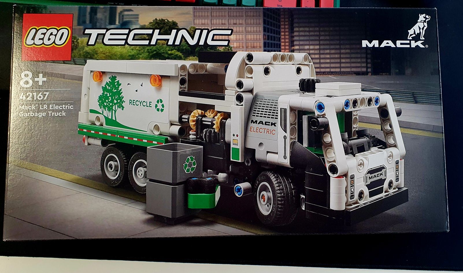 Nowe LEGO Technic 42167 Śmieciarka Mack LR Electric