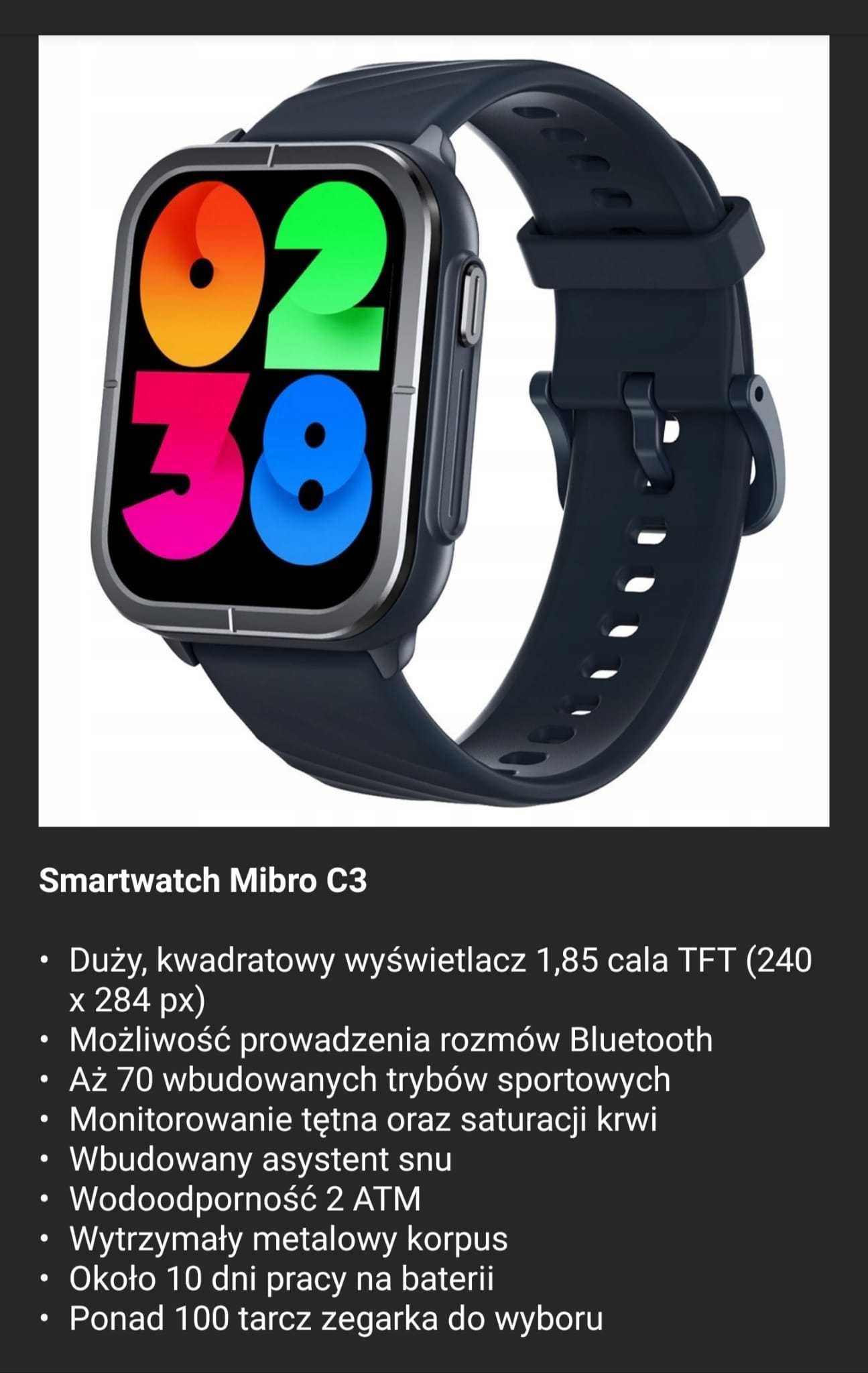 Smartwatch c3 nowy