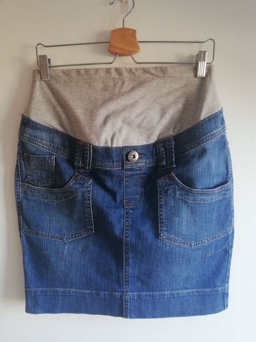 Zestaw ubrań ciążowych H&M, C&A (3xspodnie + spódnica)