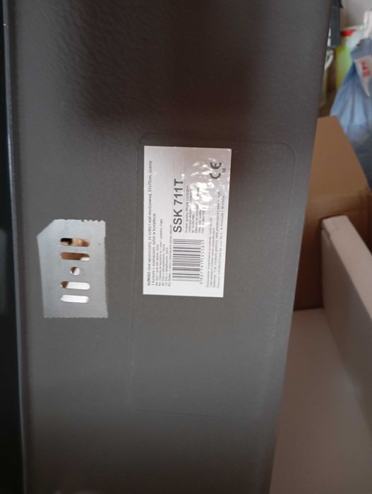 Zlew szklany Kongo Czarny SSK 711T