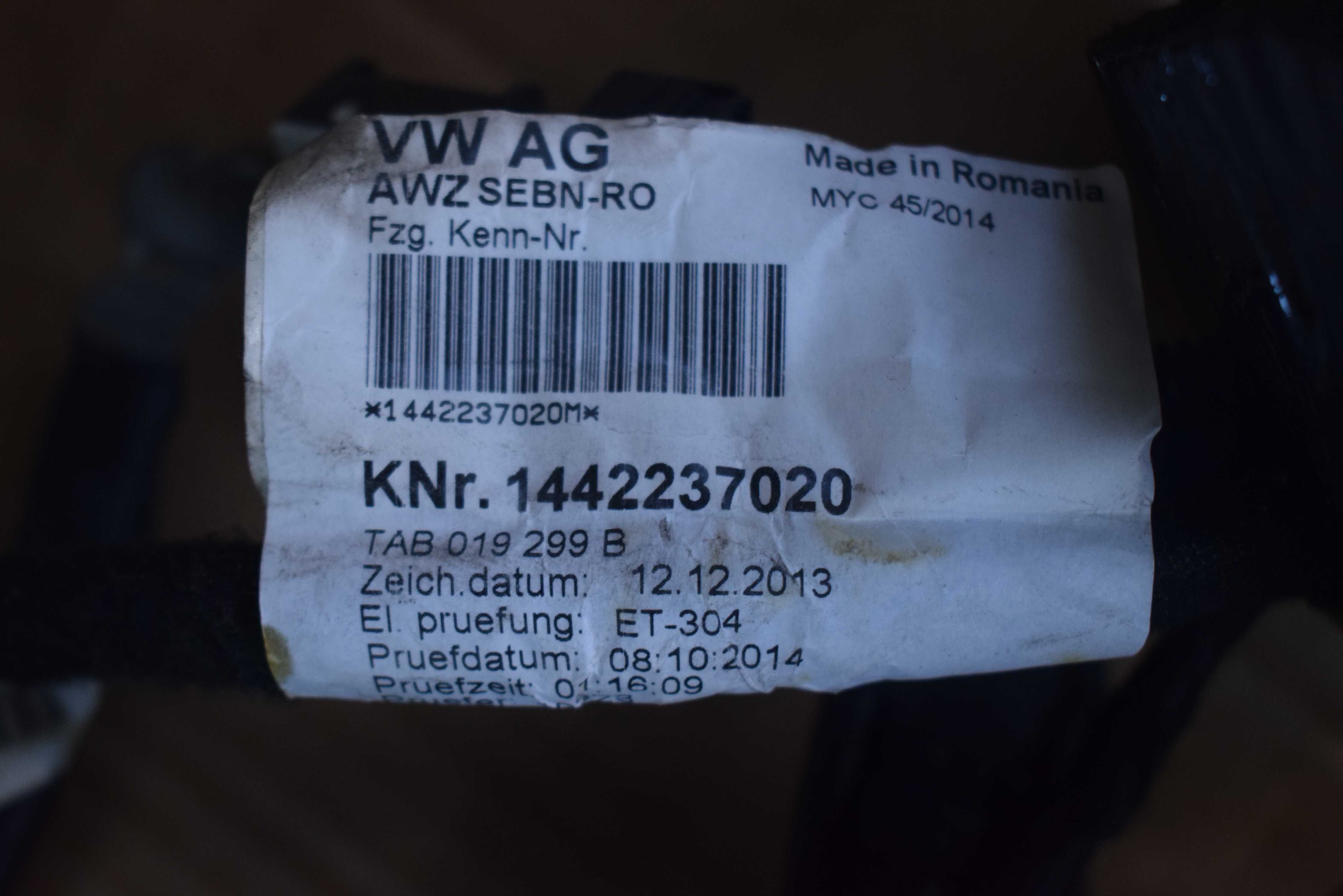 instalacja komory silnika SKODA OCTAVIA III 1.6 TDI 14r.europa
