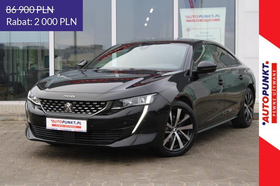 Peugeot 508 GT Line, 2020r. || Focal || Masaże || ACC || Kamera p+t || Podgrzew. F
