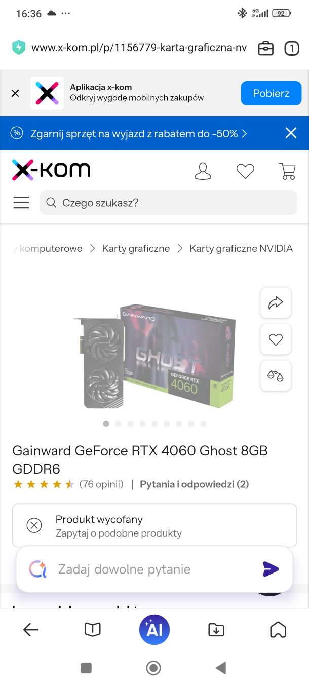 Nvidia 4060 używana sprzedam