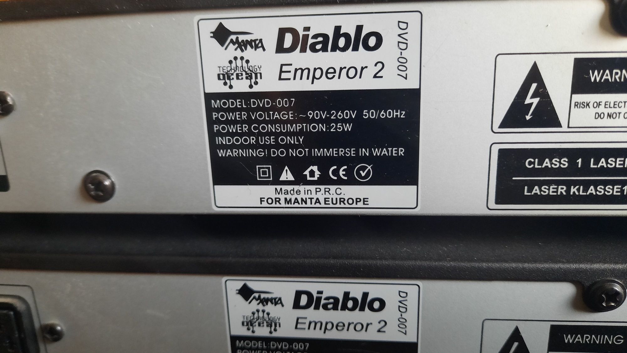Odtwarzacz DVD Manta Emperor 2 Diablo