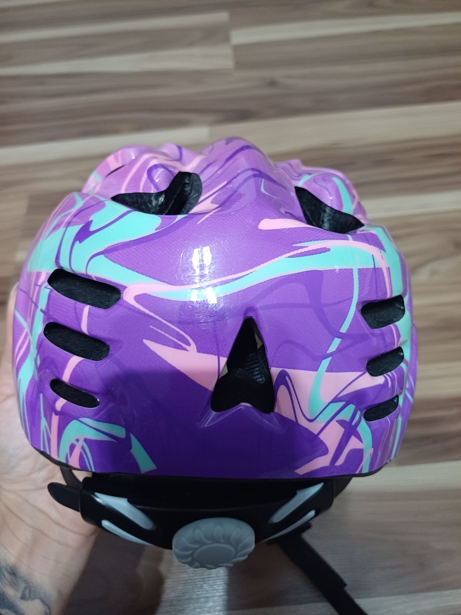 Kask rowerowy dziewczęcy r. Xs