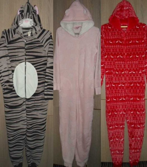 пижама кигуруми комбинезон слип флисовый размер S/M