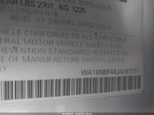 2018 Audi A4 Allroad Premium