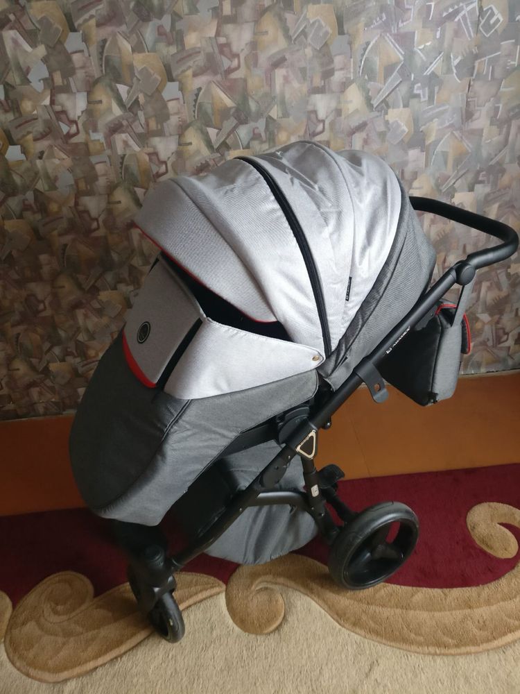 Adamex Cortina Wózek Głęboko-Spacerowy 2w1 + Cybex Cloud Z i-size