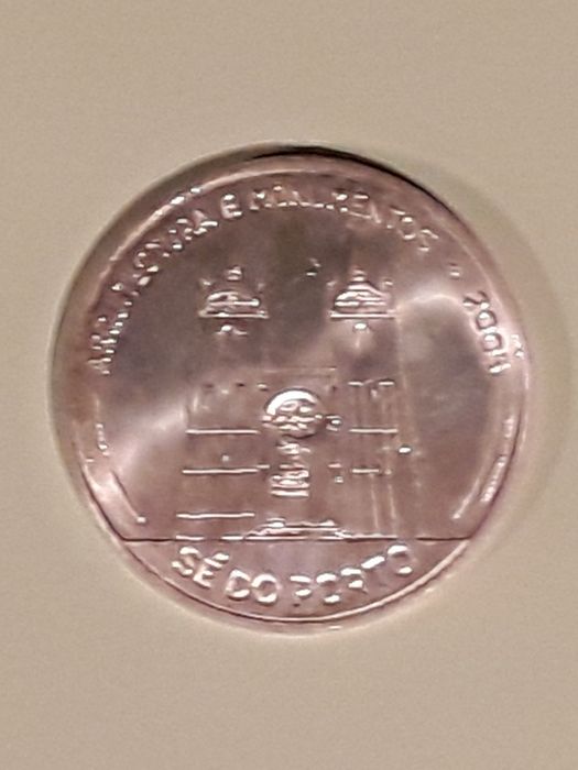Moeda 10 Euro - Sé do Porto 2005, Prata