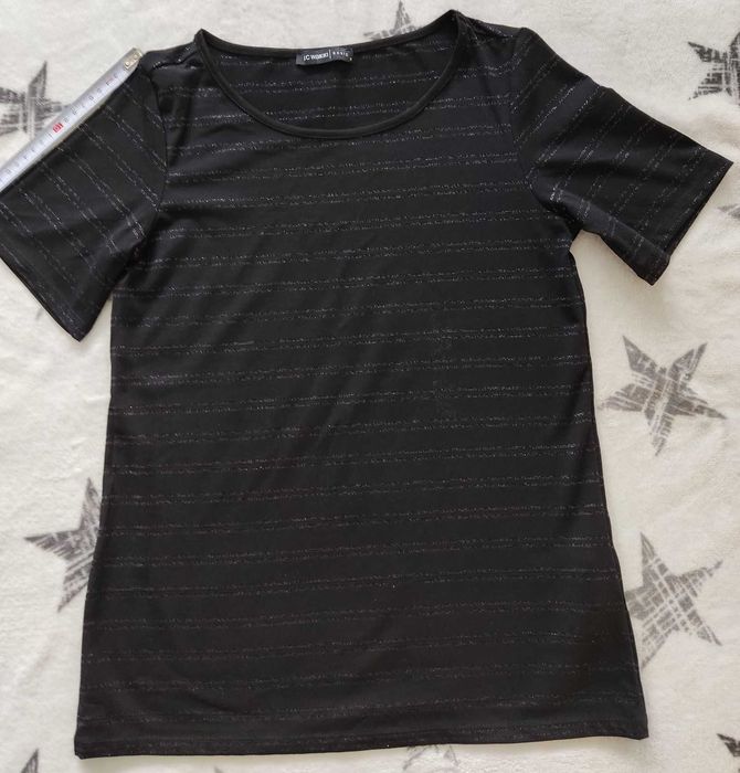 damski t-shirt koszulka bluzka z krótkim rękawem nowa rozmiar S