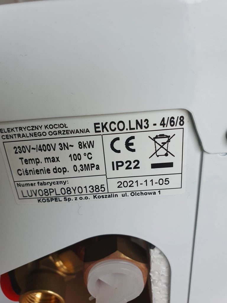 38szt piecy elektrycznych kociol ogrzewania kospel ln3 nowe fv gwaranc