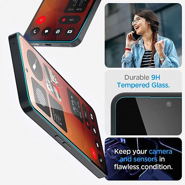 Szkło hartowane Spigen Glas.tR EZ Fit na Nothing Phone 3A / 3A Pro - p