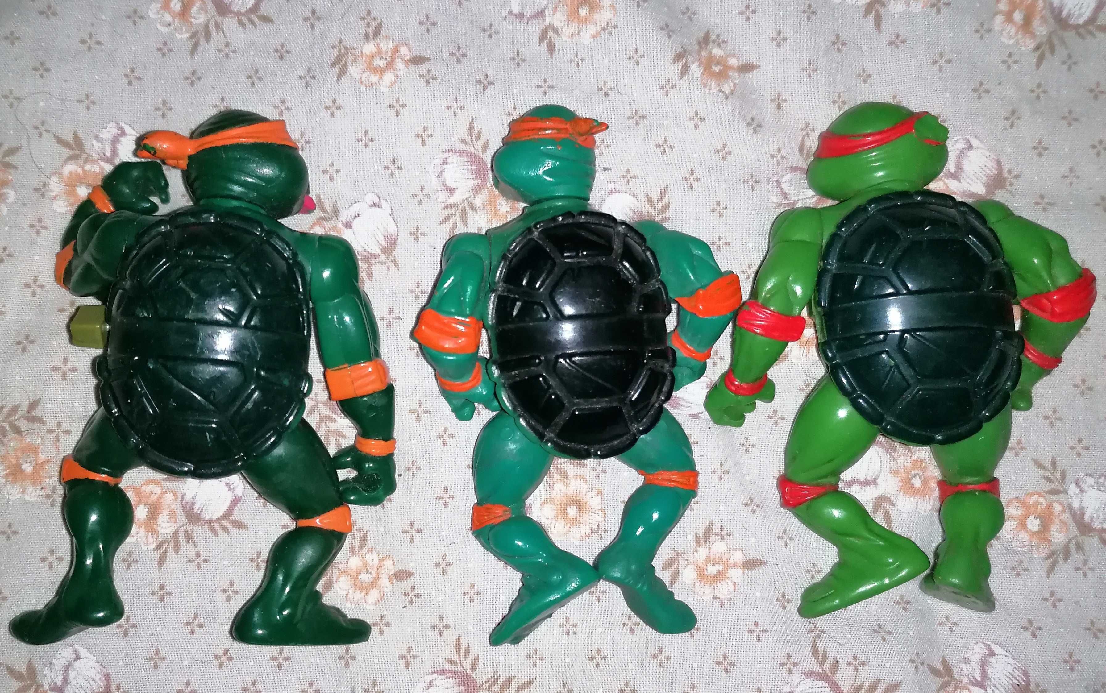 3 Figuras Antigas das Tartarugas Ninjas! TMNT 1988/1989