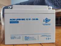 Акумуляторна батарея LogicPower LPM-MG 12В 26Аг