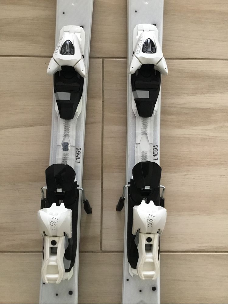 Narty Salomon  pure white
