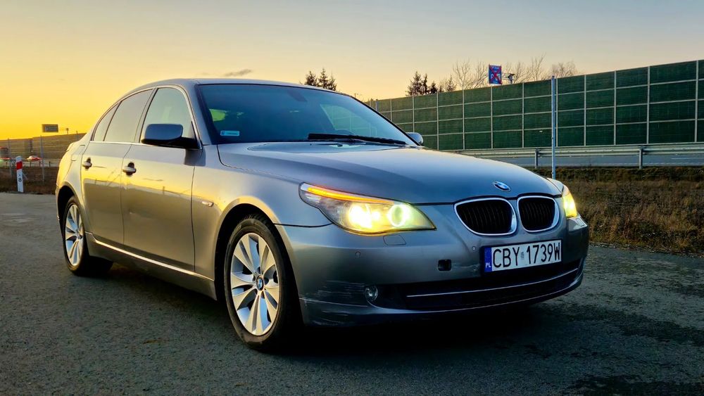 BMW Seria 5 Sprawne e60 poprawek lakierniczych zarejestrowane