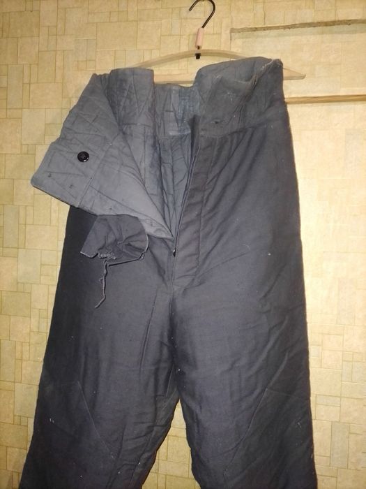 Новые ватные с брезентовым съёмным верхом.