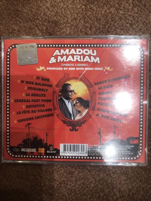 Oryginalna plyta CD Amadou & Mariam