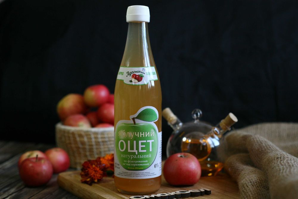 Оцет яблучний натуральний органічний Адамівка Оцет 160 грн 1 літр