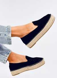 Espadryle Ażurowe Rigois Black