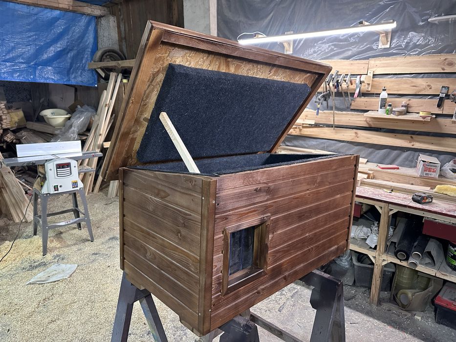 будка для собаки з тамбуром