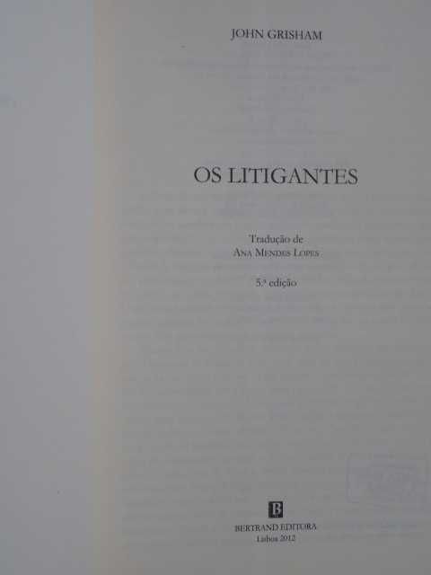 Os Litigantes de John Grisham