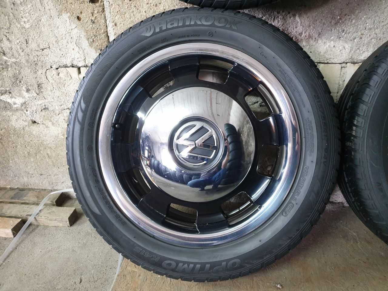 Felgi alu VW Beetle R17 Retro 5x112 opony letnie 215/55R17 7,8mm