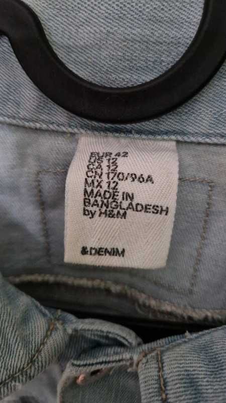 jeansowa kurtka H&M