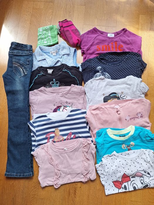 Paczka ubranek r.128 dla dziewczynki