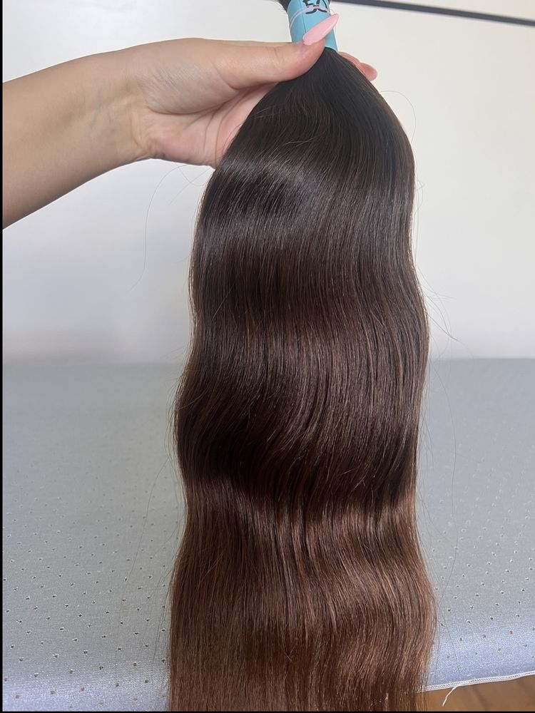 #9 wlosy dziewicze 50 cm 84 gr ombre