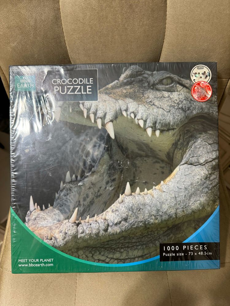 BBC Earth Crocodile Puzzle пазлы крокодил 1000 деталей
