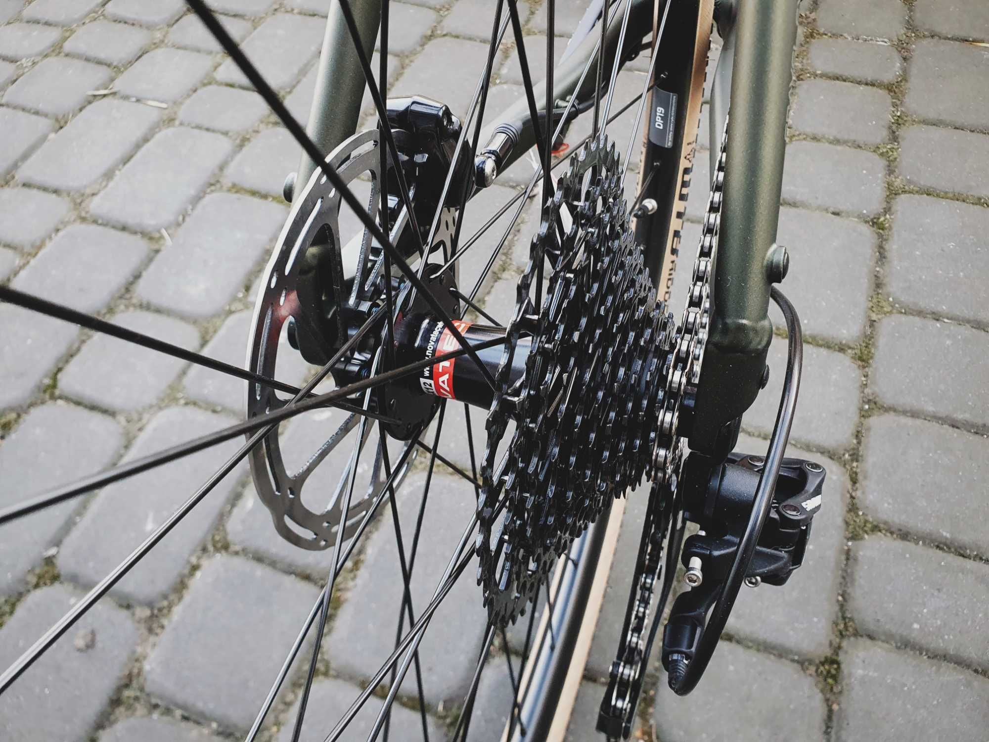 Romet Boreas 2, zielono-grafitowy, rozm. 52, 54, gravel, sram apex