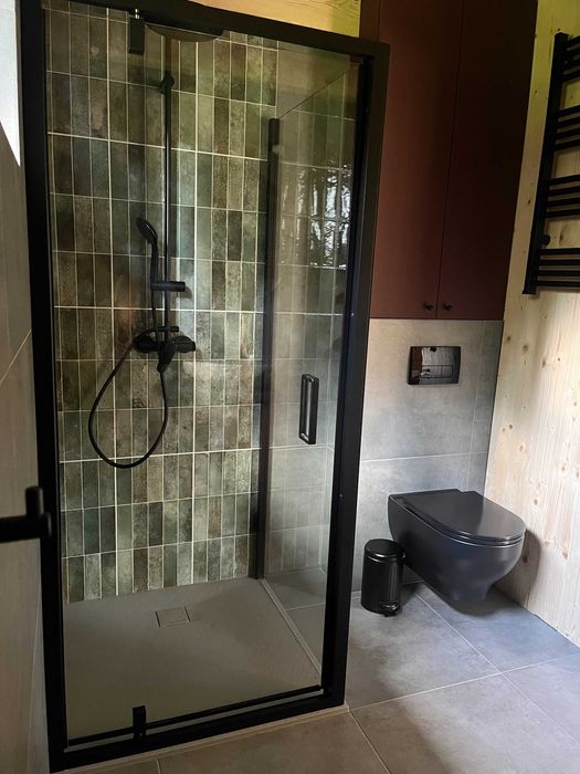 Domek do wynajęcia zalew Ostrowy balia sauna cisza Dom na krańcu lasu