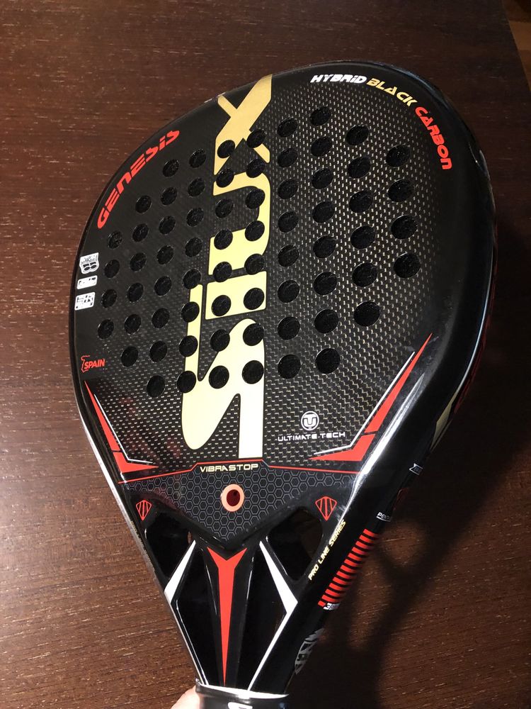 Raquete Padel SIUX GENESIS Hybrid Black Carbon