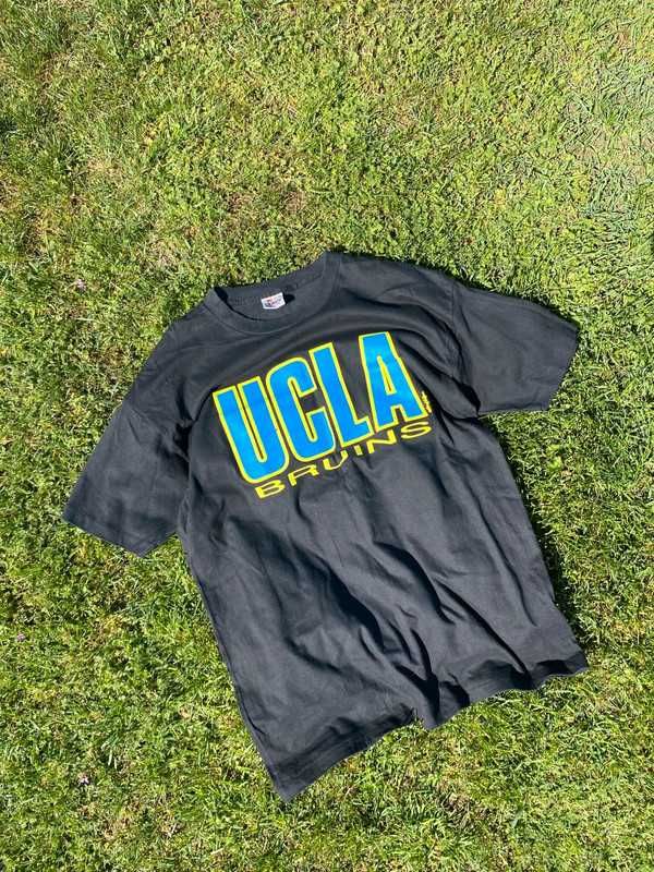 Koszulka UCLA bruins single stitch vintage university czarny Made USA