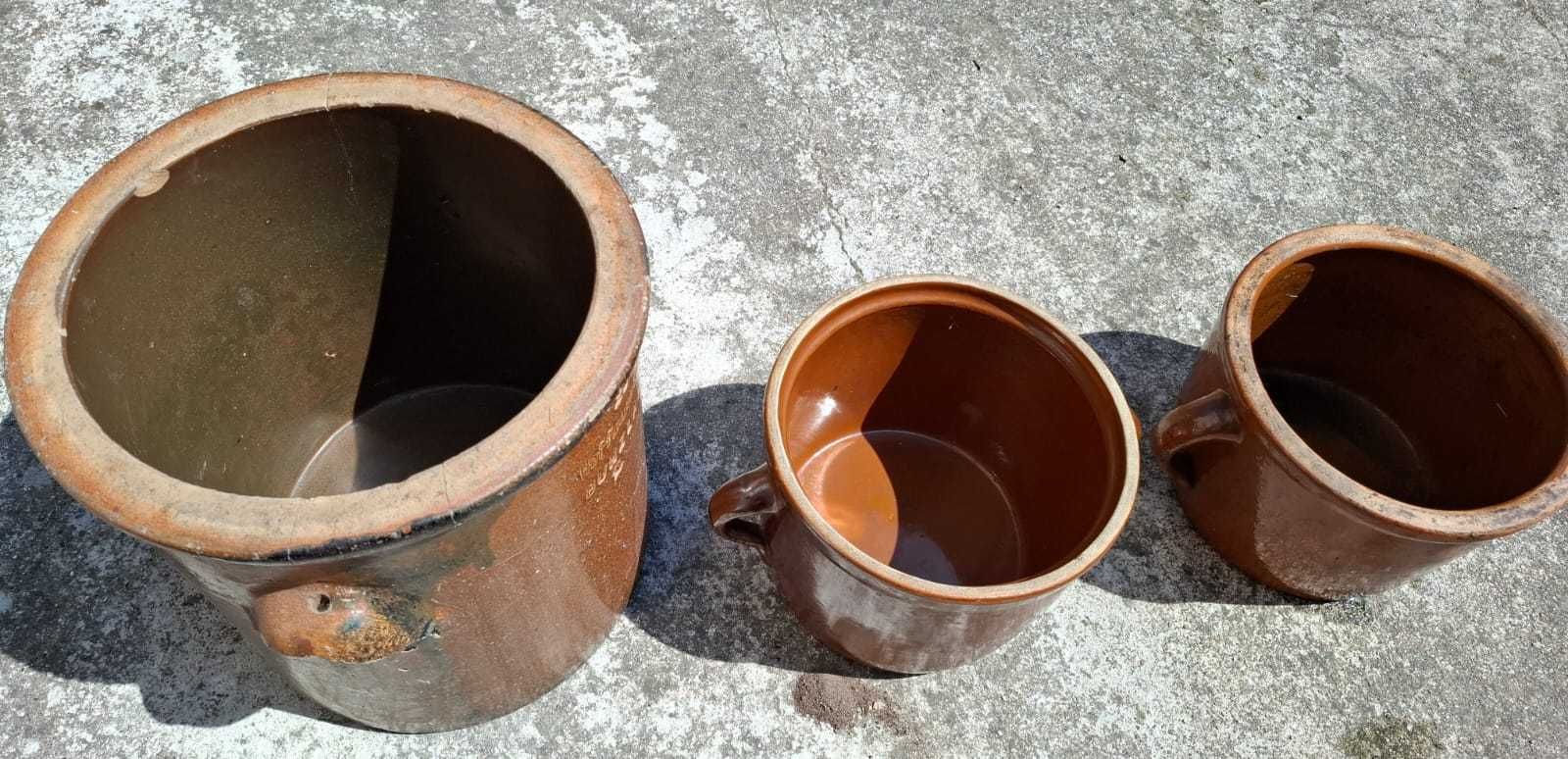 Garnki gliniane do kiszenia ogórków, kapusty