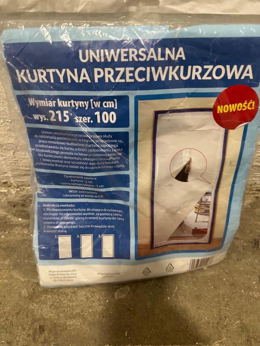 Nowa uniwersalna kurtyna przeciwkurzowa