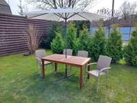 Комплект садових меблів Jysk стіл  4 стільця парасоль садовий