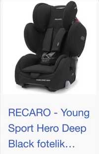 Fotelik RECARO young 9-18kg /15-36 kg