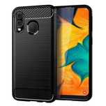Futerał CARBON do SAMSUNG A40 czarny