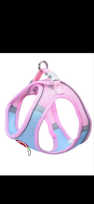 Жилет шлейка  для собак рожевий новий м розмір