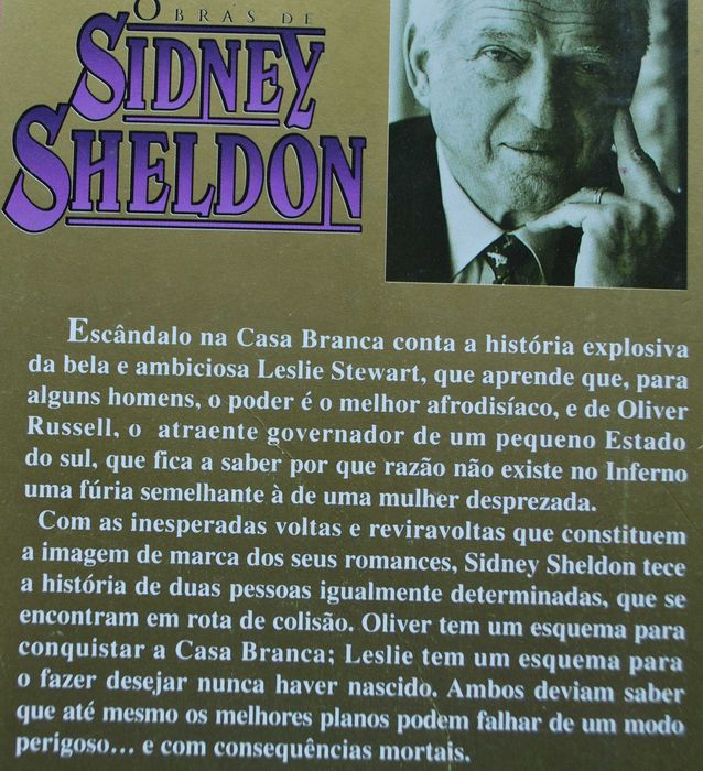 Escândalo Na Casa Branca de Sidney Sheldon