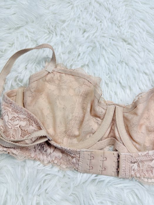 Biustonosz miękki fiszbiny 70D beżowy Change